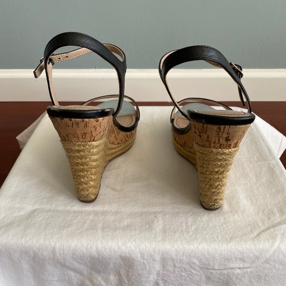 Charles David black espadrille sandals 36.5 or 6.5 - Picture 3 of 5